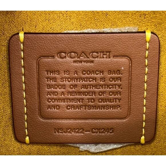 NWT Coach CX245 Tabby Chain Clutch Bag With Pave Crystals - Picture 12 of 13